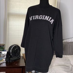 PrettyLittleThing Black T-shirt Dress